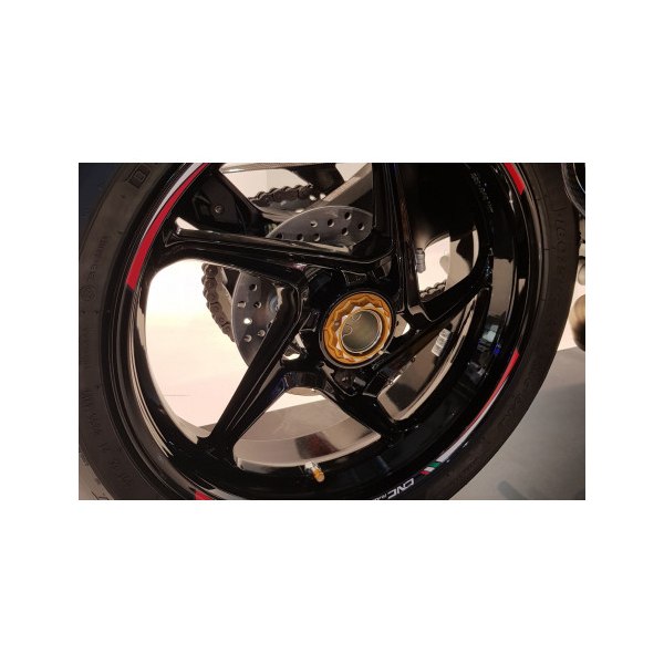 ECROU DE ROUE ARRIERE DROITE BICOLOR - Couleur 1 : ROUGE