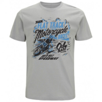 FLAT TRACK RACE OILY RAG TEE SHIRT - Taille : S 