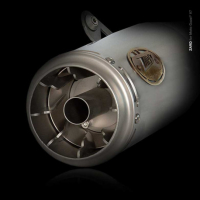 DOUBLE ECHAPPEMENT ZARD INOX NOIR MOTO GUZZI V7 850 - Version : racing, Options : poli, Matière : inox, Embout : embout inox