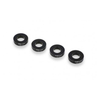 KIT DE 4 ENTRETOISES ETRIER DE FREIN CNC RACING - Couleur 1 : NOIR