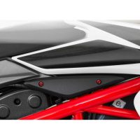 Kit visserie flanc latéral coque arrière Ducati Hypermotard/Hyperstrada 821/939 - Couleur : ROUGE 