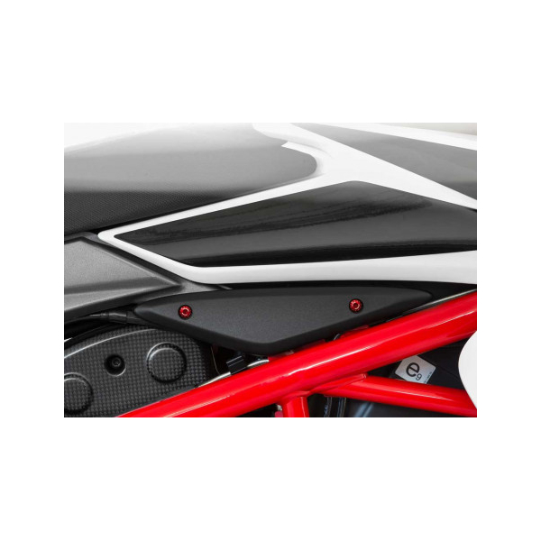 Kit visserie flanc latéral coque arrière Ducati Hypermotard/Hyperstrada 821/939 - Couleur : NOIR