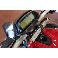 Support amortisseur direction MV AGUSTA BRUTALE 800 MY2016 - pour riser CNC Raci - Couleur : ROUGE