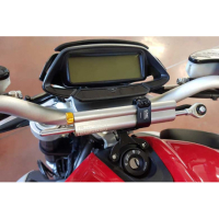 Support amortisseur direction MV AGUSTA BRUTALE 800 MY2016 - Couleur : SILVER