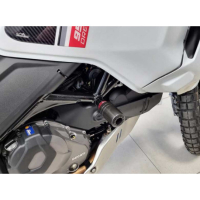 Tampons protection moteur cadre carénage Ducati Hypermotard - Couleur : ROUGE 