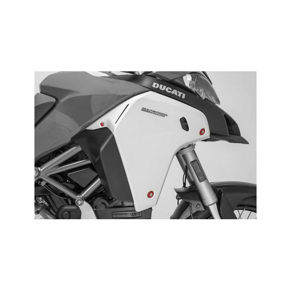 Bouchon flancs radiateur latéraux Ducati Multistrada Enduro - Couleur : NOIR