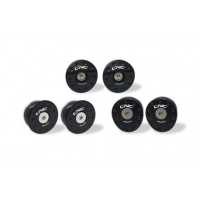 Kit 6 bouchons de cadre CNC RACING MV Agusta - Coiuleur : NOIR