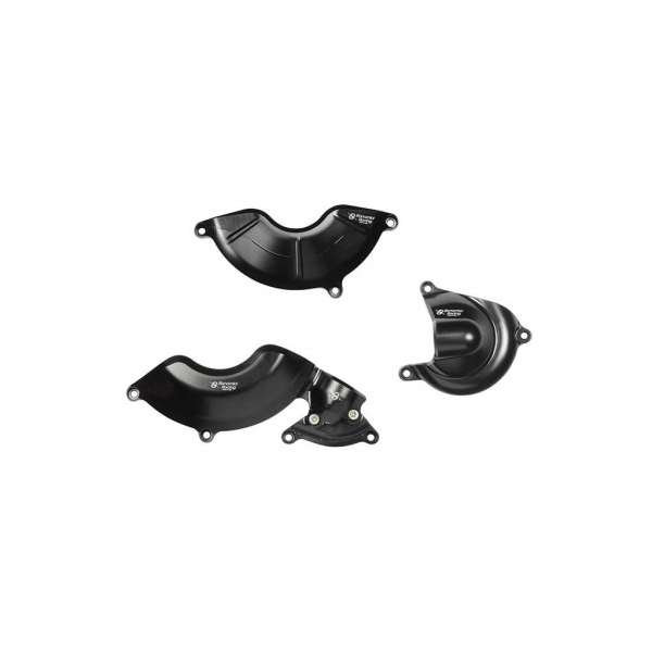 APRILIA RS660 KIT PROTECTION CARTER ALU TAILLE MASSE BONAMICI - Couleur : NOIR