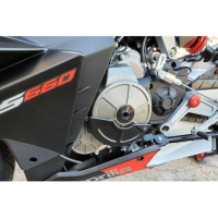 BOUCHON COUVERCLE ALTERNATEUR APRILIA CNC RACING - Coiuleur : NOIR