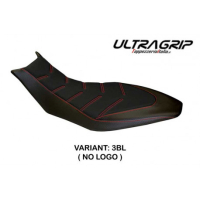 HOUSSE DE SELLE COMPATIBLE APRILIA DORSODURO 750 - 900 - 1200 (10-20) MODÈLE TRI - Logo : AVEC LOGO, Couleur : BLANC, Type : CONFORT