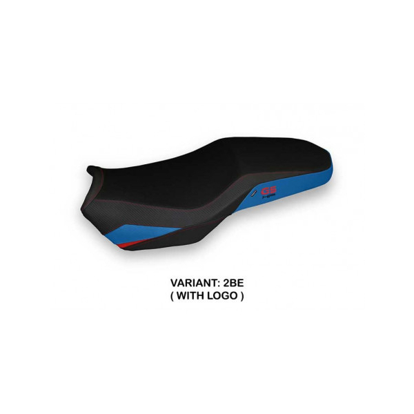 HOUSSE DE SELLE COMPATIBLE BMW F 750/850 GS (18-22) MODÈLE MARSH 2 - Couleur : BLANC, Type : STANDARD, Logo : AVEC LOGO