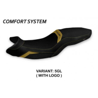 HOUSSE DE SELLE COMPATIBLE BMW F 900 XR (19-22) MODÈLE TARTU - Logo : AVEC LOGO, Couleur : ROUGE, Type : CONFORT