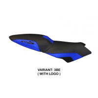 HOUSSE DE SELLE COMPATIBLE BMW K 1200 S (04-08) MODÈLE LARIANO 2 - Logo : AVEC LOGO, Couleur : JAUNE, Type : CONFORT