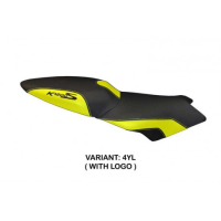 HOUSSE DE SELLE COMPATIBLE BMW K 1200 S (04-08) MODÈLE LARIANO 2 - Couleur : BLEU, Type : STANDARD, Logo : AVEC LOGO
