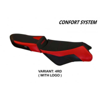 HOUSSE DE SELLE COMPATIBLE BMW K 1300 GT (09-11) MODÈLE ANAPA 1 - Couleur : ROUGE, Type : CONFORT, Logo : AVEC LOGO