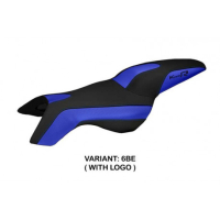 HOUSSE DE SELLE COMPATIBLE BMW K 1300 R (09-16) MODÈLE BOSTON - Logo : AVEC LOGO, Couleur : BLANC, Type : CONFORT