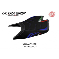 HOUSSE DE SELLE COMPATIBLE APRILIA RSV4 (21-22) MODÈLE LEON SPECIAL COLOR ULTRAG - Logo : AVEC LOGO, Couleur : ARGENT, Type : CONFORT