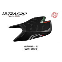 HOUSSE DE SELLE COMPATIBLE APRILIA RSV4 (21-22) MODÈLE LEON SPECIAL COLOR ULTRAG - Logo : AVEC LOGO, Couleur : TRICOLORE, Type : CONFORT