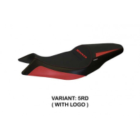 HOUSSE DE SELLE COMPATIBLE APRILIA SHIVER (10-20) MODÈLE ASTI 1 - Couleur : BLEU, Type : STANDARD, Logo : AVEC LOGO
