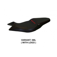 HOUSSE DE SELLE COMPATIBLE APRILIA SHIVER (10-20) MODÈLE ASTI 1 - Couleur : NOIR, Type : STANDARD, Logo : AVEC LOGO