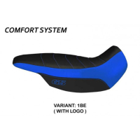HOUSSE DE SELLE COMPATIBLE BMW R 1150 GS ADVENTURE (02-06) MODÈLE GIARRE - Type : CONFORT, Logo : AVEC LOGO, Couleur : GRIS GRIS
