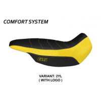 HOUSSE DE SELLE COMPATIBLE BMW R 1150 GS ADVENTURE (02-06) MODÈLE GIARRE - Couleur : JAUNE, Type : CONFORT, Logo : AVEC LOGO
