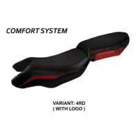 HOUSSE DE SELLE COMPATIBLE BMW R 1250 R (19-22) MODÈLE PUMA - Logo : AVEC LOGO, Couleur : ARGENT, Type : CONFORT