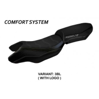 HOUSSE DE SELLE COMPATIBLE BMW R 1250 R (19-22) MODÈLE PUMA - Couleur : NOIR, Type : STANDARD, Logo : AVEC LOGO