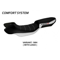 HOUSSE DE SELLE COMPATIBLE BMW R 1200 R (15-18) MODÈLE AURELIA COLOR - Logo : AVEC LOGO, Couleur : BLEU, Type : CONFORT