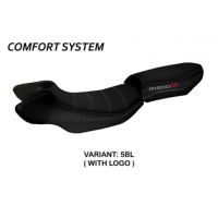 HOUSSE DE SELLE COMPATIBLE BMW R 1200 R (15-18) MODÈLE AURELIA COLOR - Logo : AVEC LOGO, Couleur : NOIR, Type : CONFORT