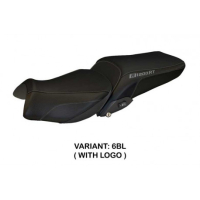 HOUSSE DE SELLE COMPATIBLE BMW R 1200 RT (14-18) MODÈLE OLBIA 1 - Logo : AVEC LOGO, Couleur : GRIS GRIS, Type : CONFORT