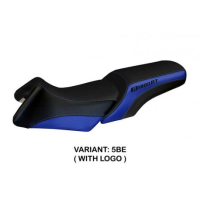 HOUSSE DE SELLE COMPATIBLE BMW R 1200 RT (06-13) MODÈLE ROBERTO - Logo : AVEC LOGO, Couleur : BLEU, Type : CONFORT