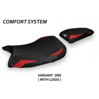 HOUSSE DE SELLE COMPATIBLE BMW S 1000 R (21-22) MODÈLE PETRA - Type : CONFORT, Logo : AVEC LOGO, Couleur : COULEUR HP