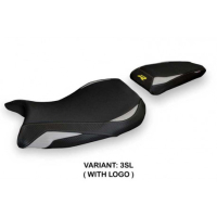 HOUSSE DE SELLE COMPATIBLE BMW S 1000 R (21-22) MODÈLE PETRA - Logo : AVEC LOGO, Couleur : ROUGE, Type : CONFORT