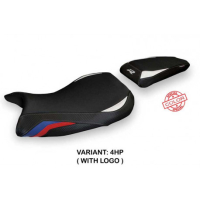 HOUSSE DE SELLE COMPATIBLE BMW S 1000 R (21-22) MODÈLE PETRA - Logo : AVEC LOGO, Type : ULTRAGRIP, Couleur : COULEUR HP