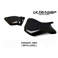 HOUSSE DE SELLE COMPATIBLE BMW S 1000 R (14-20) MODÈLE FULDA 2 - Logo : AVEC LOGO, Couleur : NOIR, Type : ULTRAGRIP