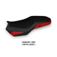 HOUSSE DE SELLE COMPATIBLE BMW F 750/850 GS (18-22) MODÈLE MARSH 3 - Couleur : ROUGE, Type : STANDARD, Logo : AVEC LOGO
