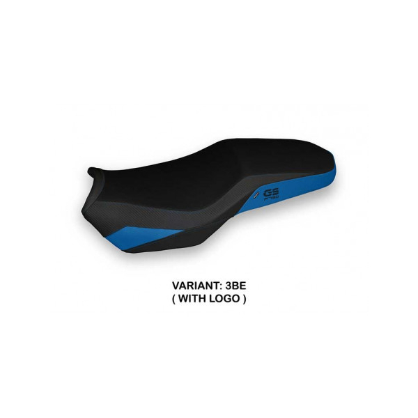 HOUSSE DE SELLE COMPATIBLE BMW F 750/850 GS (18-22) MODÈLE MARSH 3 - Logo : AVEC LOGO, Couleur : BLANC, Type : STANDARD
