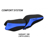 HOUSSE DE SELLE COMPATIBLE BMW K 1600 GT (10-22) MODÈLE TROPEA COLOR - Type : CONFORT, Logo : AVEC LOGO, Couleur : ARGENT