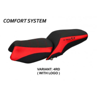 HOUSSE DE SELLE COMPATIBLE BMW K 1600 GT (10-22) MODÈLE TROPEA COLOR - Logo : AVEC LOGO, Couleur : ARGENT, Type : CONFORT