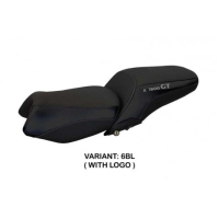 HOUSSE DE SELLE COMPATIBLE BMW K 1600 GT (10-22) MODÈLE TROPEA COLOR - Type : CONFORT, Logo : AVEC LOGO, Couleur : ARGENT