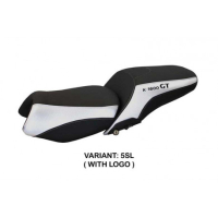 HOUSSE DE SELLE COMPATIBLE BMW K 1600 GT (10-22) MODÈLE TROPEA COLOR - Couleur : BLANC, Type : CONFORT, Logo : AVEC LOGO