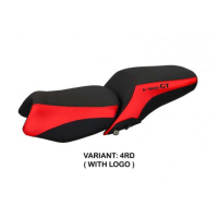 HOUSSE DE SELLE COMPATIBLE BMW K 1600 GT (10-22) MODÈLE TROPEA COLOR - Couleur : NOIR, Type : CONFORT, Logo : AVEC LOGO