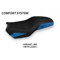 HOUSSE DE SELLE COMPATIBLE BMW F 750/850 GS (18-22) MODÈLE PANAMA 3 - Logo : AVEC LOGO, Couleur : BLANC, Type : CONFORT 
