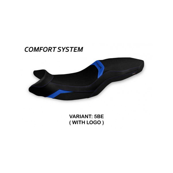 HOUSSE DE SELLE COMPATIBLE BMW F 900 R (19-22) MODÈLE ALMATY - Logo : AVEC LOGO, Couleur : GRIS GRIS, Type : CONFORT