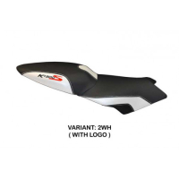 HOUSSE DE SELLE COMPATIBLE BMW K 1300 S (09-16) MODÈLE LARIANO 2 - Type : CONFORT, Logo : AVEC LOGO, Couleur : GRIS GRIS