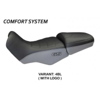 HOUSSE DE SELLE COMPATIBLE BMW R 1100/1150 GS (94-03) MODÈLE FIRENZE - Couleur : NOIR, Type : CONFORT, Logo : AVEC LOGO