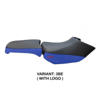 HOUSSE DE SELLE COMPATIBLE  BMW R 1200 GS ADVENTURE (06-12) MODÈLE DE BASE - Logo : AVEC LOGO, Couleur : ARGENT, Type : STANDARD 