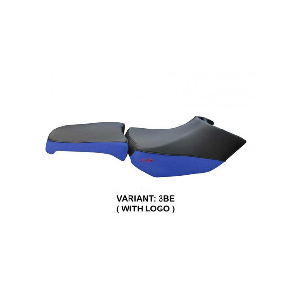 HOUSSE DE SELLE COMPATIBLE  BMW R 1200 GS ADVENTURE (06-12) MODÈLE DE BASE - Logo : AVEC LOGO, Couleur : ARGENT, Type : STANDARD