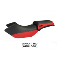 HOUSSE DE SELLE COMPATIBLE BMW R 1200 GS (05-12) MODÈLE SIRACUSA COLOR - Type : STANDARD, Logo : AVEC LOGO, Couleur : GRIS GRIS